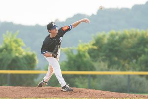 Morgantown Post 2 defeats Berkeley Post 14, 4-1, behind strong pitching by Aidan Frombach